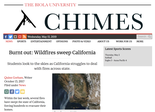 a screenshot of the chimes website