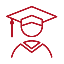 person wearing cap and gown