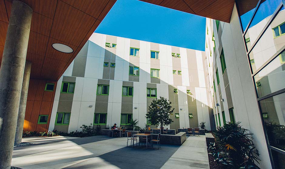 Blackstone Hall Courtyard